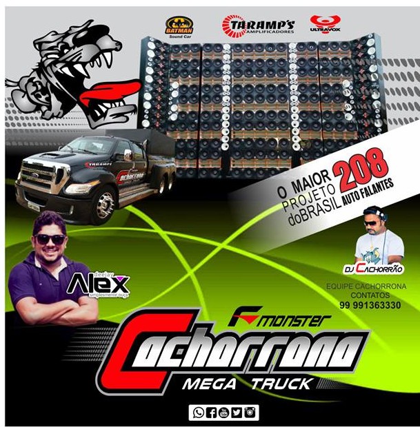 Capa: CD F-MONSTER CACHORRONA MEGA TRUCK 2017