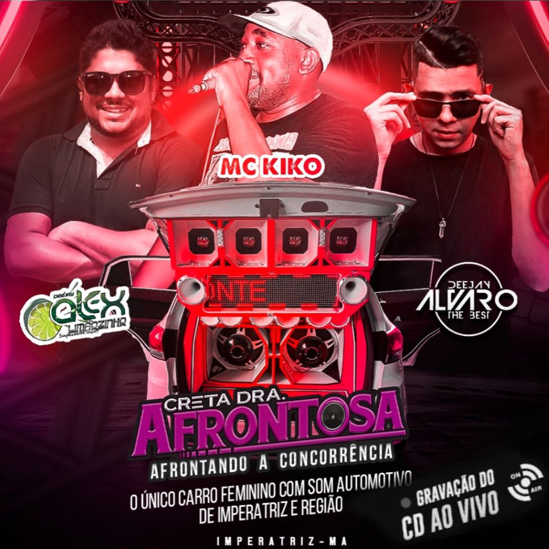 Capa: CD CRETA DRa AFRONTOSA 2022 AO VIVO