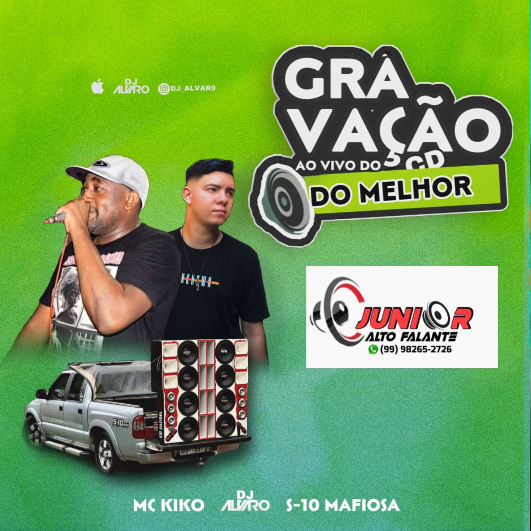 Capa: CD JUNIOR ALTO FALANTES 2022 AO VIVO