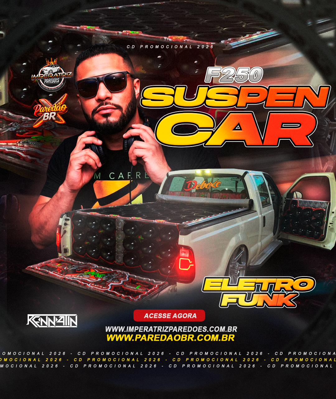Capa: CD F250 SUSPENCAR ESPECIAL ELETROFUNK 2026 VOLUME 1
