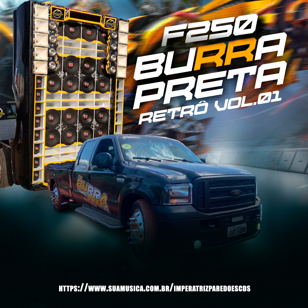 Capa: CD F250 BURRA PRETA ESPECIAL RETRÔ VOLUME 1