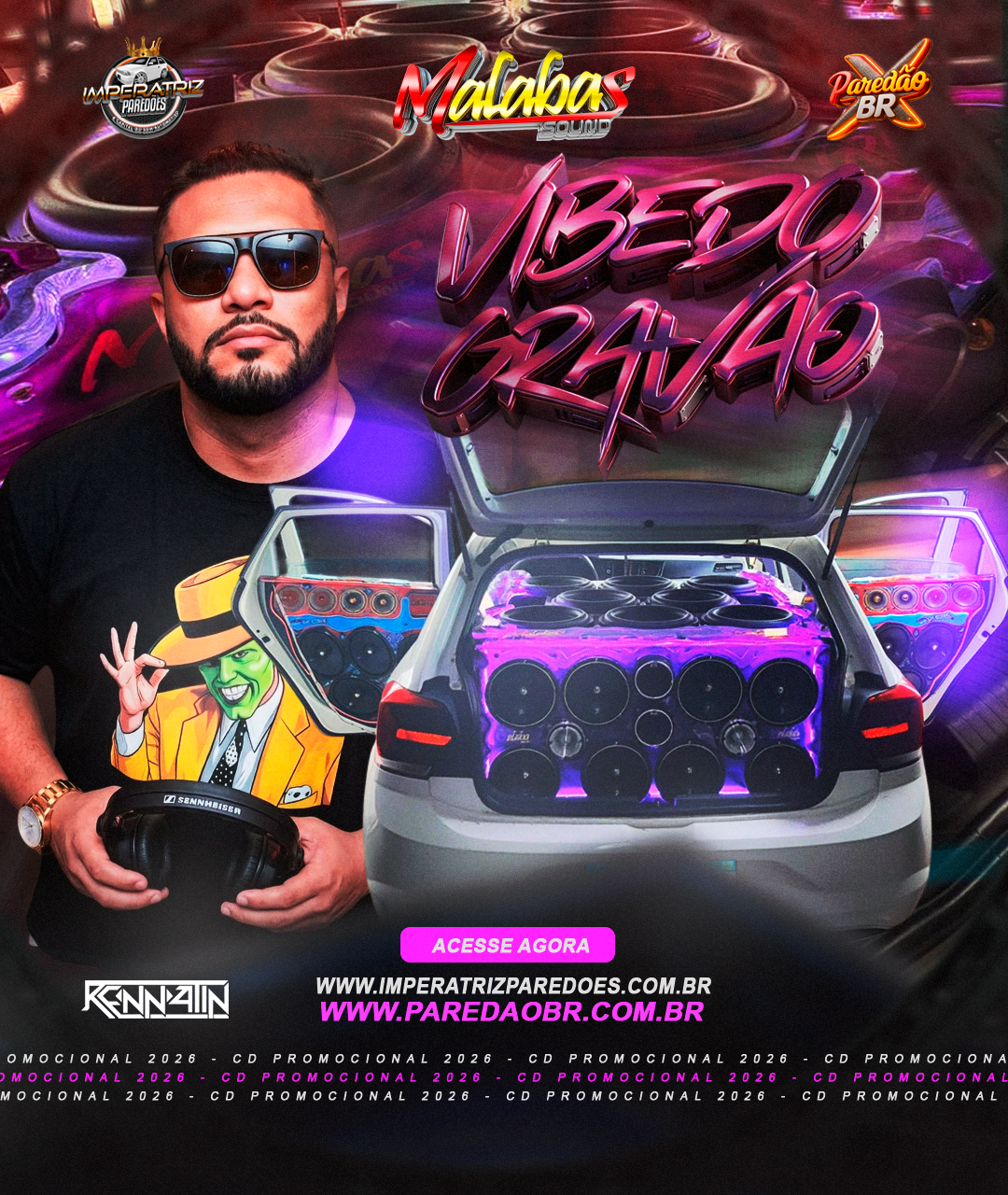 Capa: CD POLO VIBE DO GRAVÃO VOLUME 1 - RENNATIN 2026