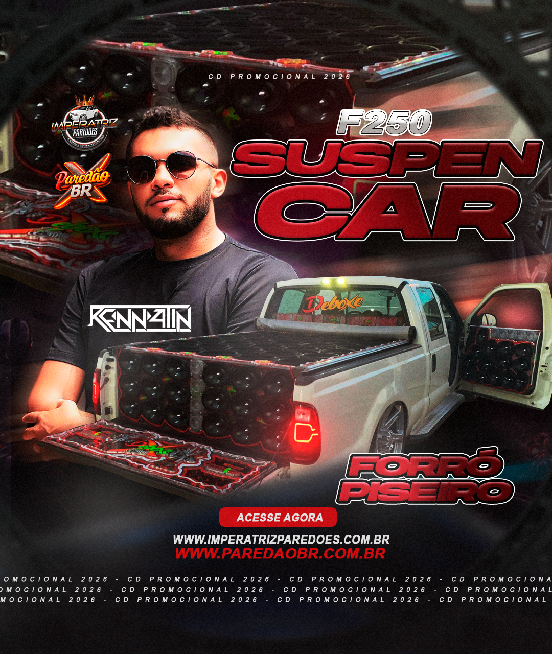 Capa: CD F250 SUSPENCAR 2026 - ESPECIAL FORRÓ E PISEIRO VOLUME 1