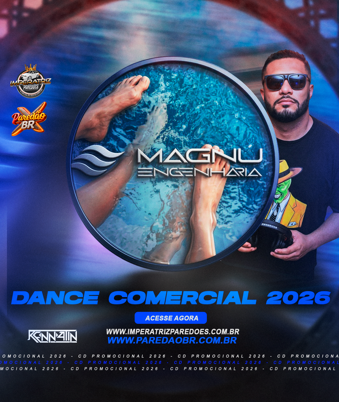 Capa: CD MAGNÚ ENGENHARIA 2026 - DANCE COMERCIAL VOLUME 1